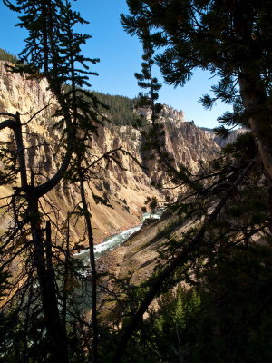 Uncle Tom's Trail, Lower Falls, Yellowstone