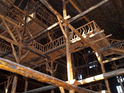 Inside Old Faithful Lodge