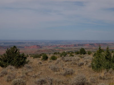 On the back roads in Wyoming