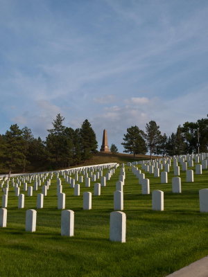 A small National Cemetery in Hot Springs SD.