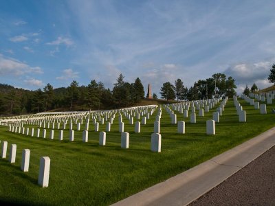 A small National Cemetery in Hot Springs SD