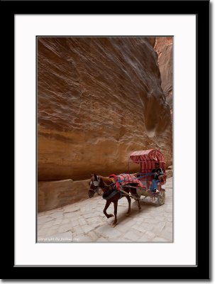 Horse Cart on Roman Paved Valley Floor