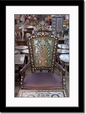 An Elaborately Decorated Chair