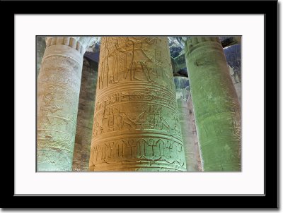 Pillars Inside the Temple