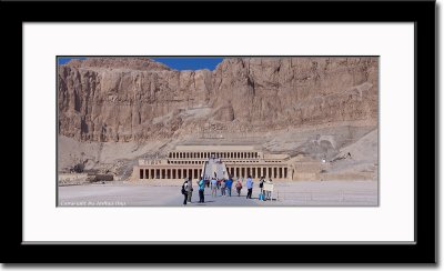 The Impressive Hapshepsut Temple from Distance