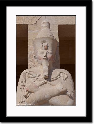 Another View of Osirian Statue of Hapshepsut