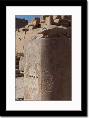 Sacred Scarab at Temple of Amun
