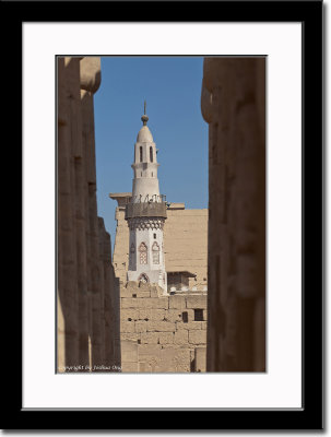Mosque Built Upon Ruins Within Luxor Complex