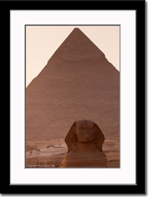 Cliche Shot from Egypt: Sphinx and Pyramid