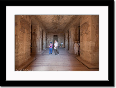 Inside Nefertari Temple