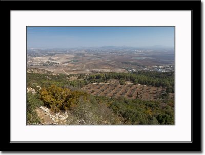 View from Mount Carmel into Jezerel Valley