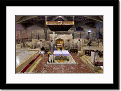 The Grotto of Annunciation Viewed from the First Floor