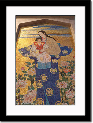 The Japanese Mosaic of Madona and Child
