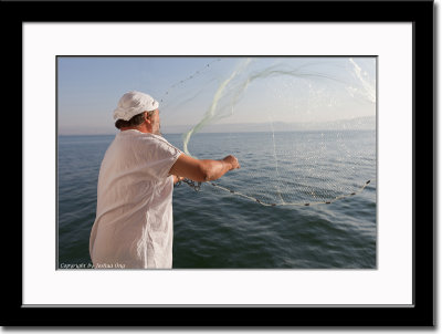 Fisherman on the Sea of Galilee
