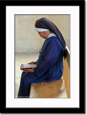 Nun at Church in Tabgha