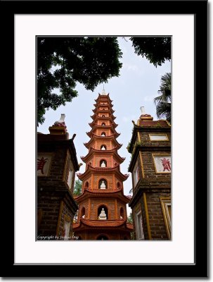 Pagoda at Tran Quoc Temple