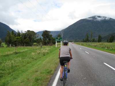 On the way to Haast