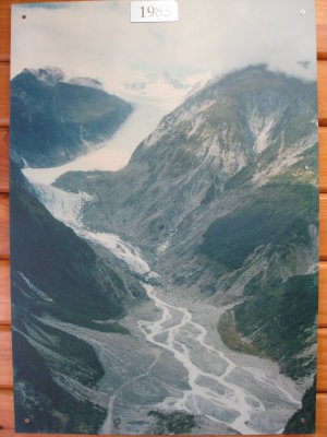 The glacier actually is growing...here's what it looked like in 1983
