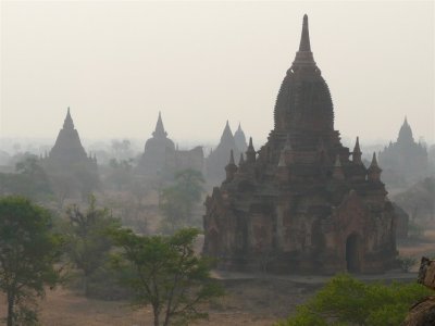 Our First View Of The Bagan Temples