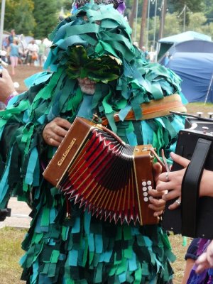 Green Man On Squeezebox