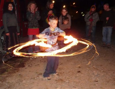 Flaming Hoops 2