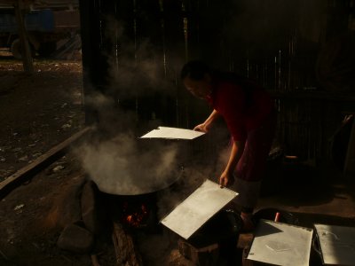 Making Noodles near Muang Sing