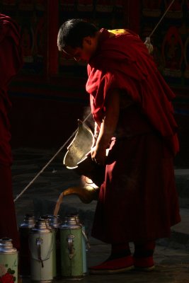 Pouring the Tea  Lhasa