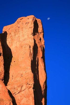 Red Rocks and the Moon