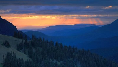 Sunrise at Hurricane Ridge