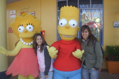 Con Bart y Liza