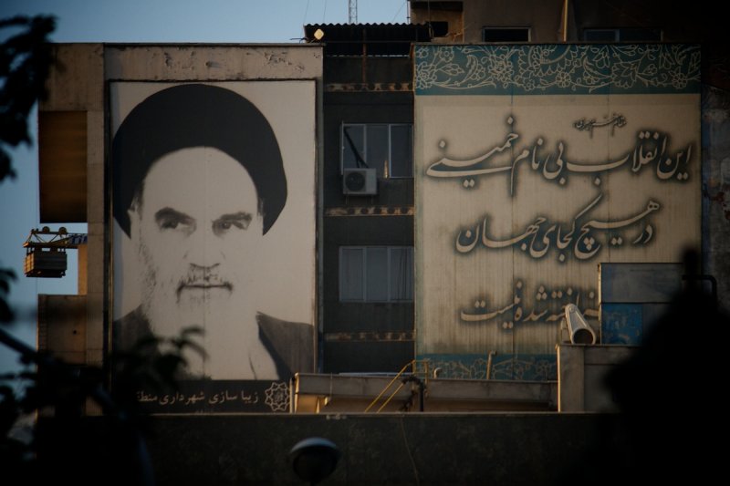 Its difficult to get away from the old Ayatollah Khomeini in Iran - his and his successors images are everywhere!
