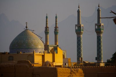 Minarets in Yazd