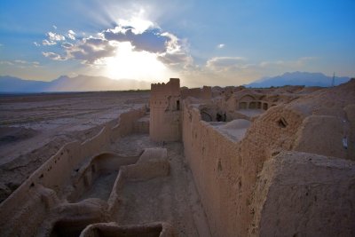 Ruins of Saryazd caravanserai