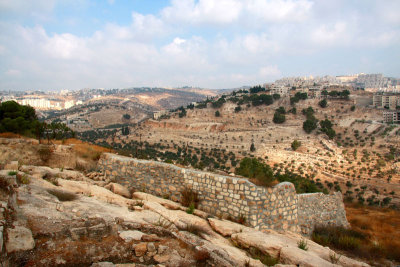Panorama towards Palestine