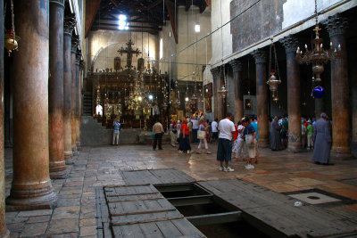 Interior of the Church of the Nativity