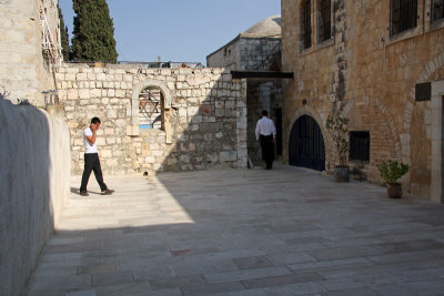 The entrance to the complex of King David's traditional tomb