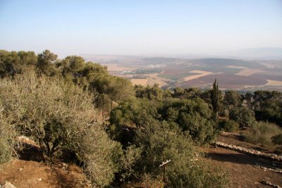 Panorama view from Mount Tabor