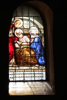 Stained glass of St Joseph's Church