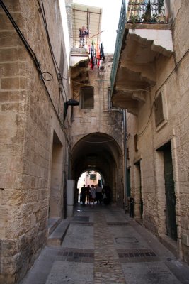 Another narrow street...