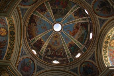 The dome of the Stella Maris Carmelite Monastery