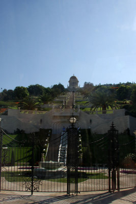 Shrine of the Bab and terraces on Mount Carmel