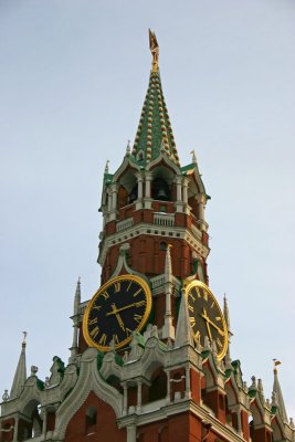 Top of Spasskaya (Saviour) Tower