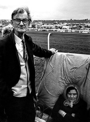Old couple at the races 1978