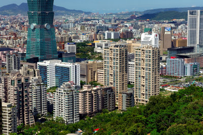 Overlook Taipei Citey From Elephant Mountain