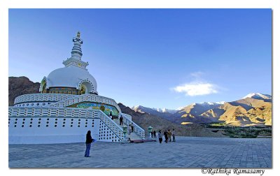 Ladakh-Shanti Stupa at Sunset-6123