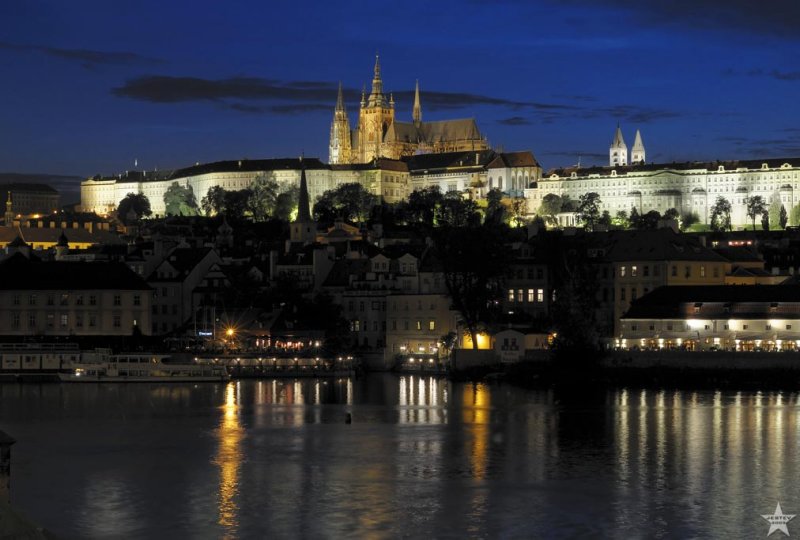 Prague Castle at Night