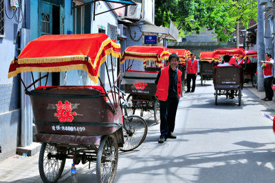 Rickshaws to Guoshen Hutong