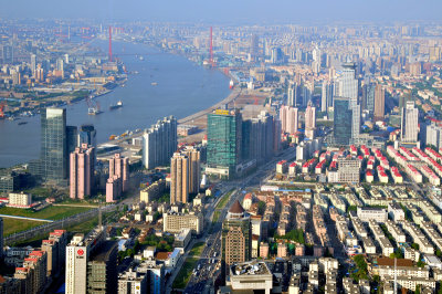 Shanghai from 88th floor of Jinmao building
