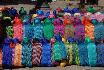Yarn for sale, San Cristobal de las Casas, Chiapas, Mexico
