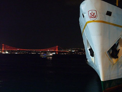 Istanbul bogazi gece